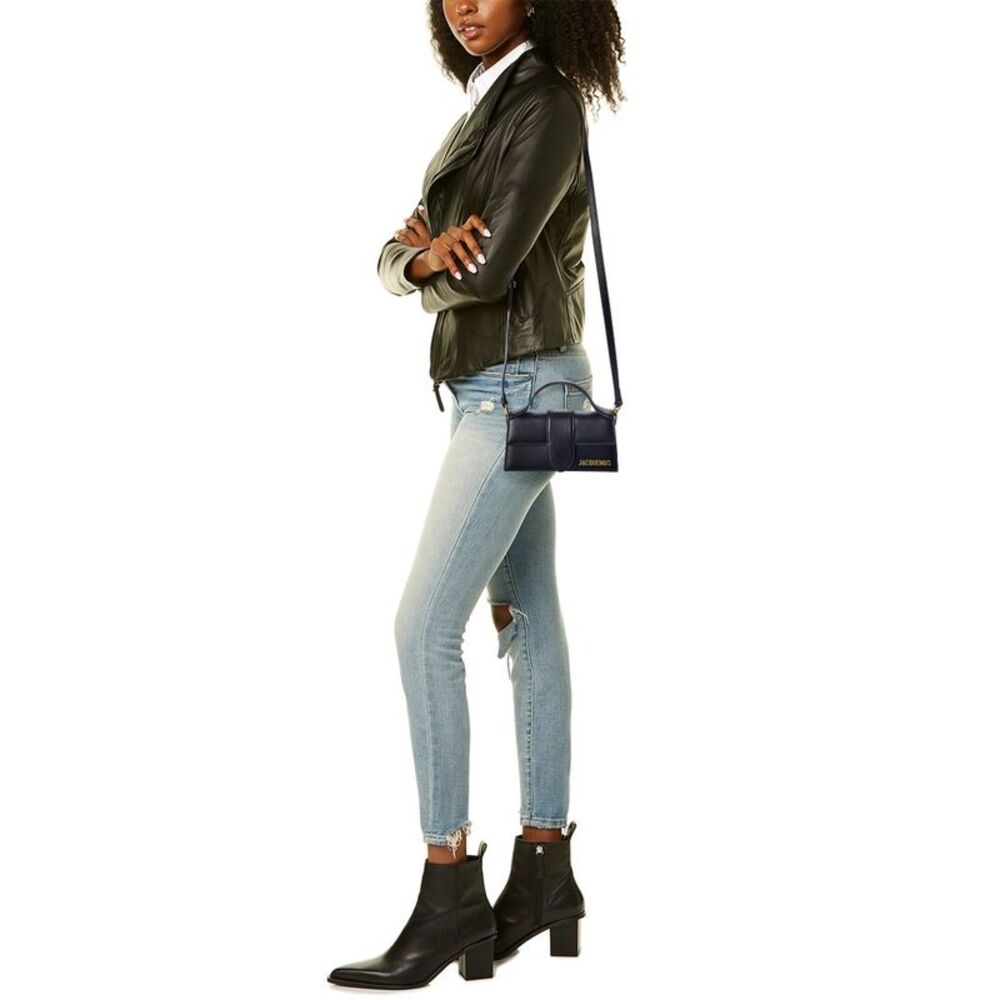 Jacquemus Le Bambino Leather Shoulder Bag, Black - Picture 4 of 5